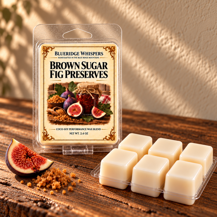 Brown Sugar Fig Preserves Wax Melts – Fig, Brown Sugar & Amber