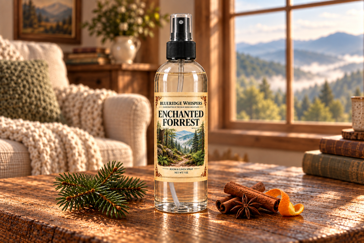 BRW Hero — Enchanted Forrest Room & Fabric Spray in an Appalachian home