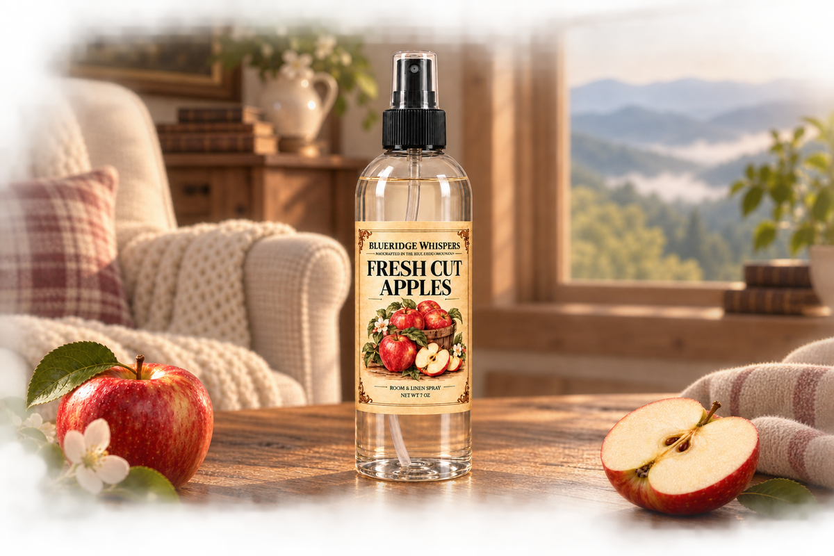 BRW Hero — Fresh Cut Apples Room & Fabric Spray in an Appalachian home