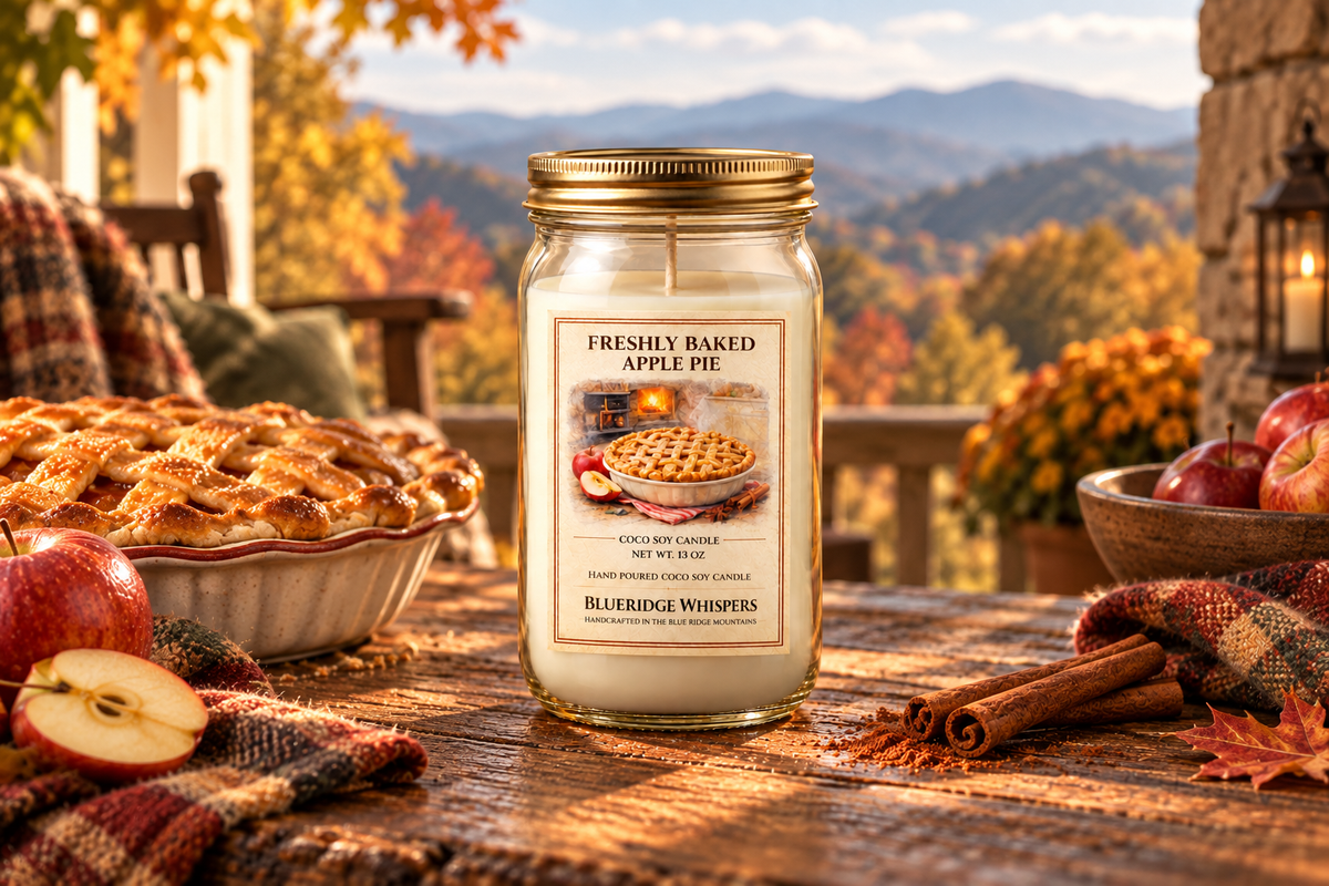 BRW Hero — Freshly Baked Apple Pie – Bakery Coco-Soy Candle in an Appalachian home