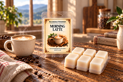BRW Hero — Morning Latte – Coffeehouse Wax Melts in an Appalachian home