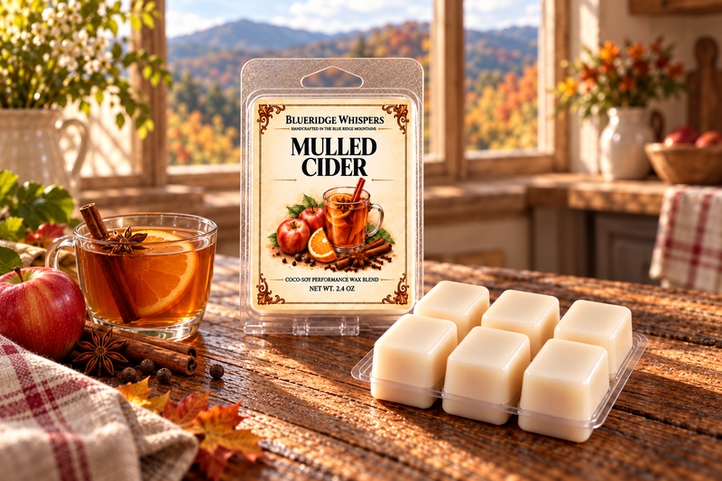 BRW Hero — Mulled Cider Soy Wax Melts in an Appalachian home