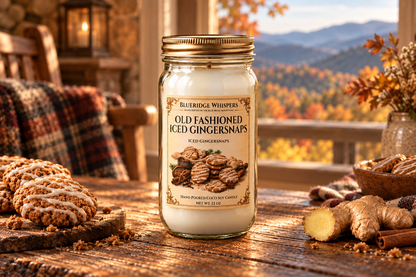 BRW Hero — Old Fashioned Gingersnaps – Bakery Coco-Soy Candle in an Appalachian home