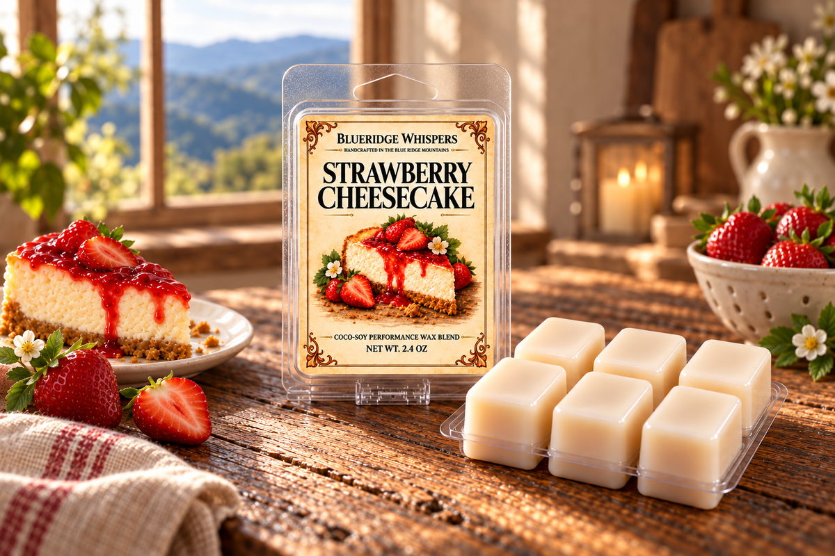 BRW Hero — Strawberry Cheesecake Wax Melts – Sweet Dessert Scent in an Appalachian home
