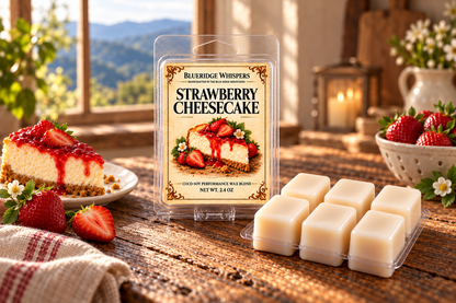 BRW Hero — Strawberry Cheesecake Wax Melts – Sweet Dessert Scent in an Appalachian home