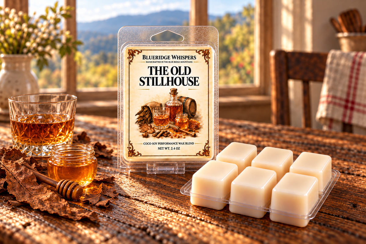 BRW Hero — The Old Stillhouse Wax Melts in an Appalachian home