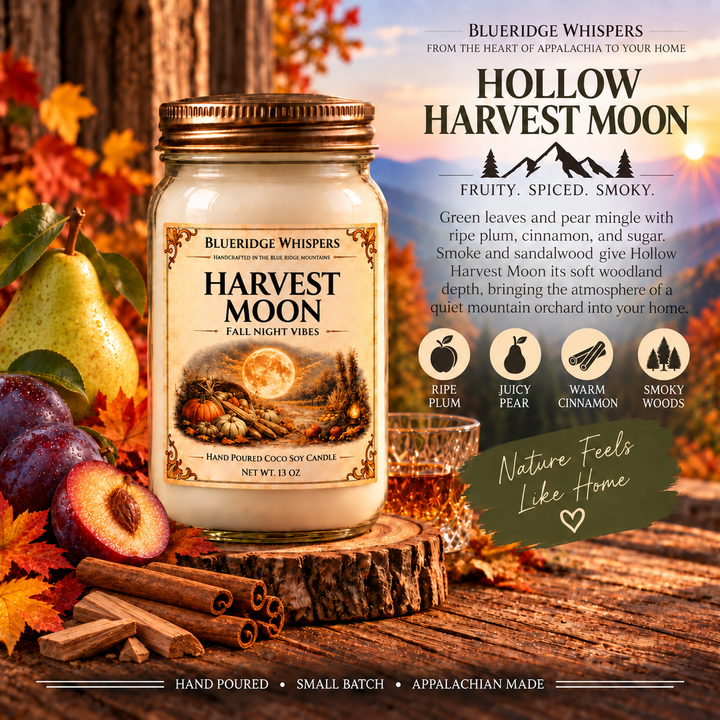Hollow Harvest Moon – Plum & Smoke Coco-Soy Candle