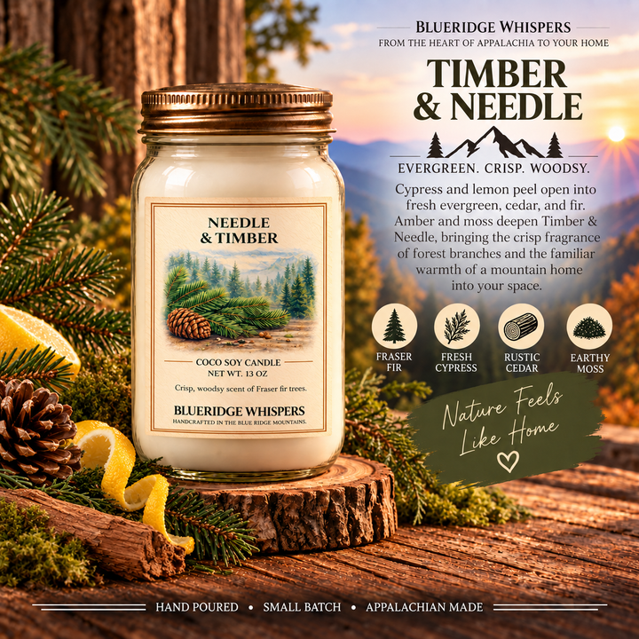 Timber & Needle – Fraser Fir Coco-Soy Candle