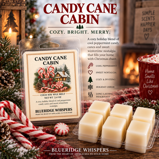 Candy Cane Cabin Wax Melt