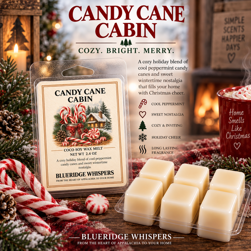 Candy Cane Cabin Wax Melt
