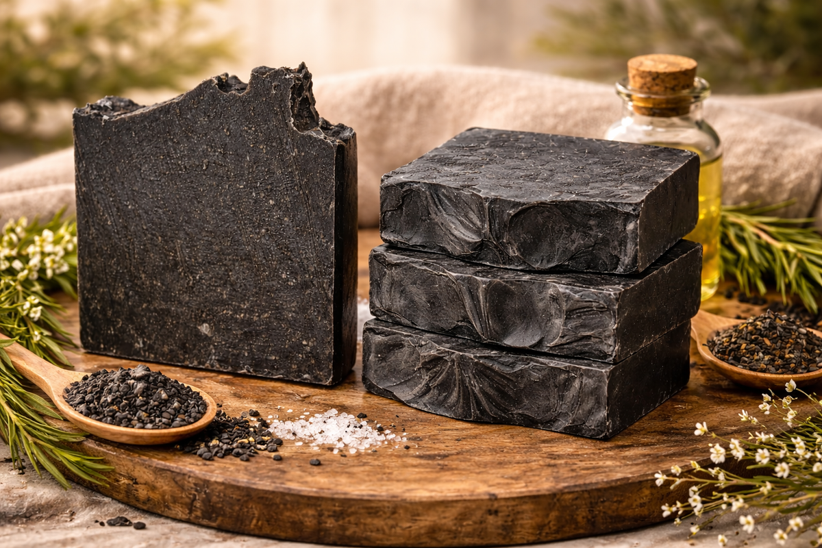 Charcoal & Tea Tree Handcrafted Soap