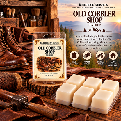 Old Cobbler Shop Wax Melts – Leather Scent