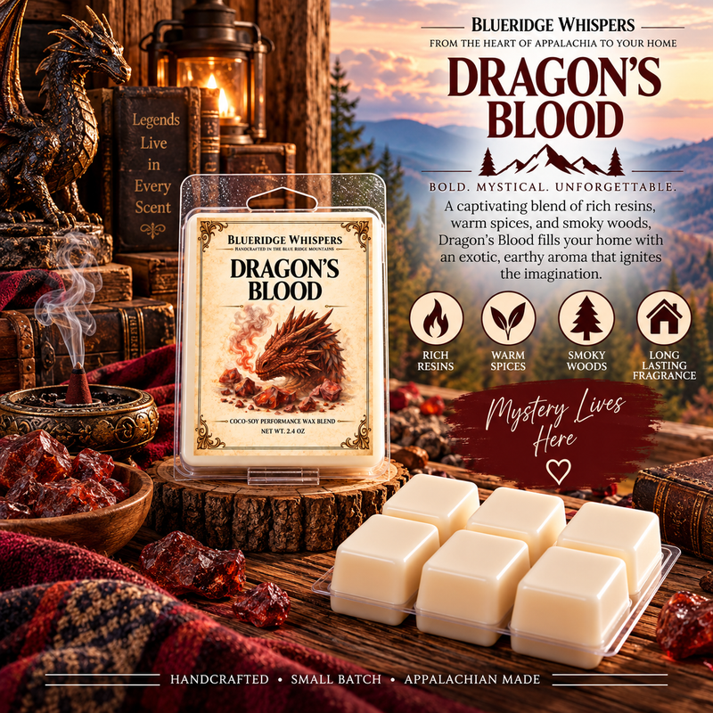 Dragons Blood — Blue Ridge Whispers wax melt product photo