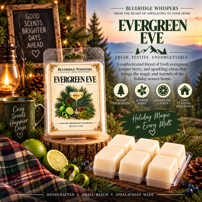 Evergreen Eve Wax Melts — Blue Ridge Whispers wax melt product photo