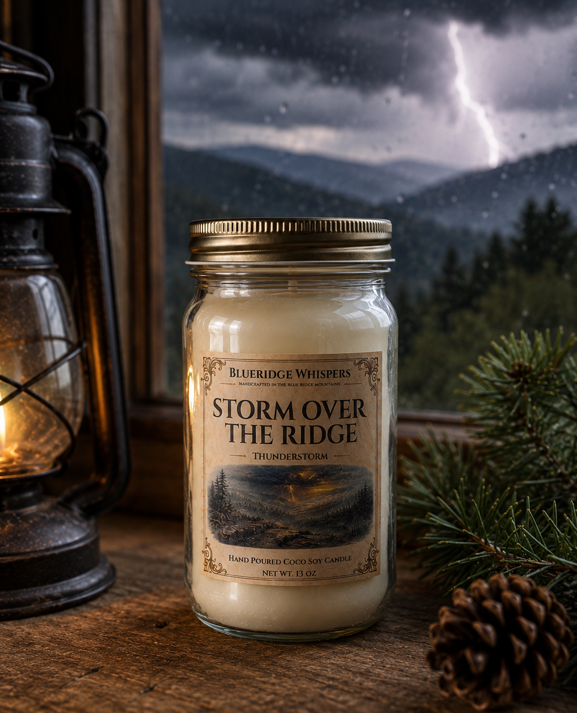 Storm Over The Ridge – Hand Poured Soy Candle