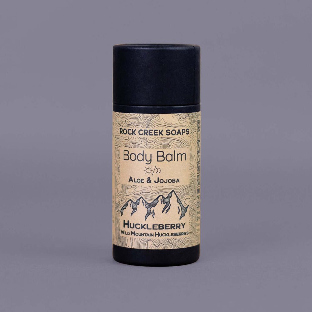 HUCKLEBERRY BODY BALM | Solid Lotion Bar - Sweet & Juicy Wild Huckleberry