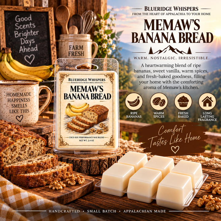 Memaw’s Banana Bread – Warm Baked Wax Melts