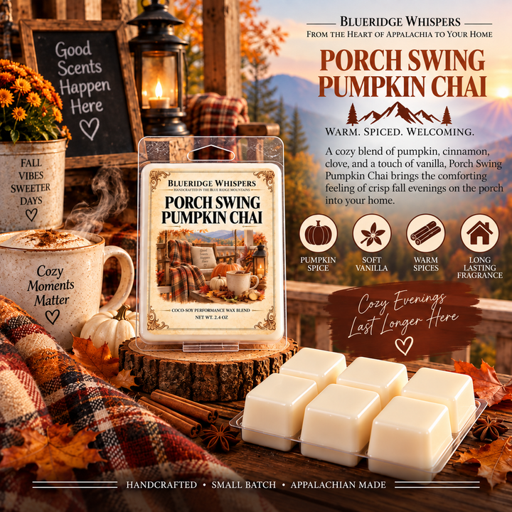 Porch Swing Pumpkin Chai Wax Melts – Pumpkin, Spice & Vanilla