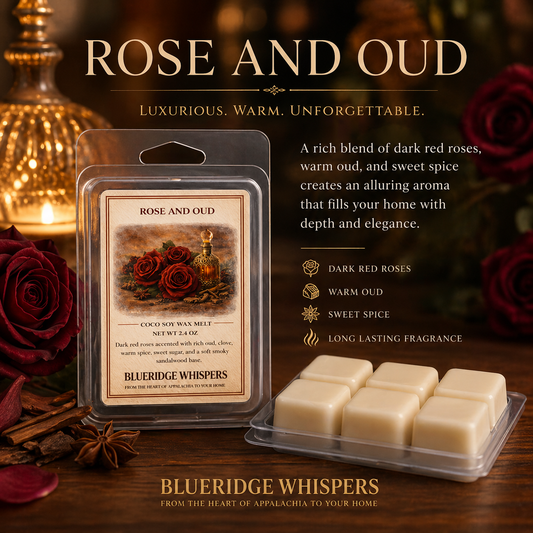 Rose and Oud Soy Wax Melts