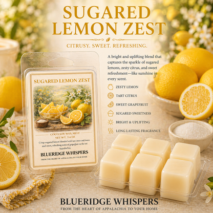Sugared Lemon Zest – Soy Wax Melt