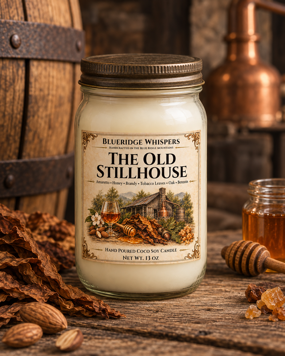 The Old Stillhouse 13 oz coco-soy candle