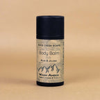 WARM AMBER BODY BALM | Solid Lotion Bar - Black Amber & Vanilla with French Lavender