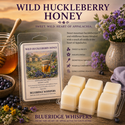 Wild Huckleberry Honey – Soy Wax Melt